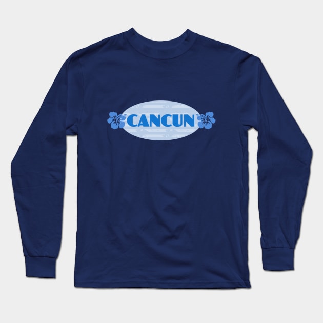 Cancun Long Sleeve T-Shirt by Dale Preston Design